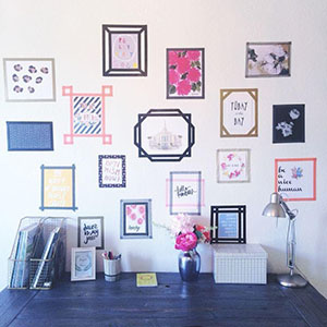 Washi Tape Picture Frames