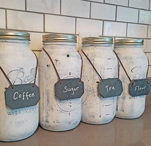 DIY Kitchen Storage Jars