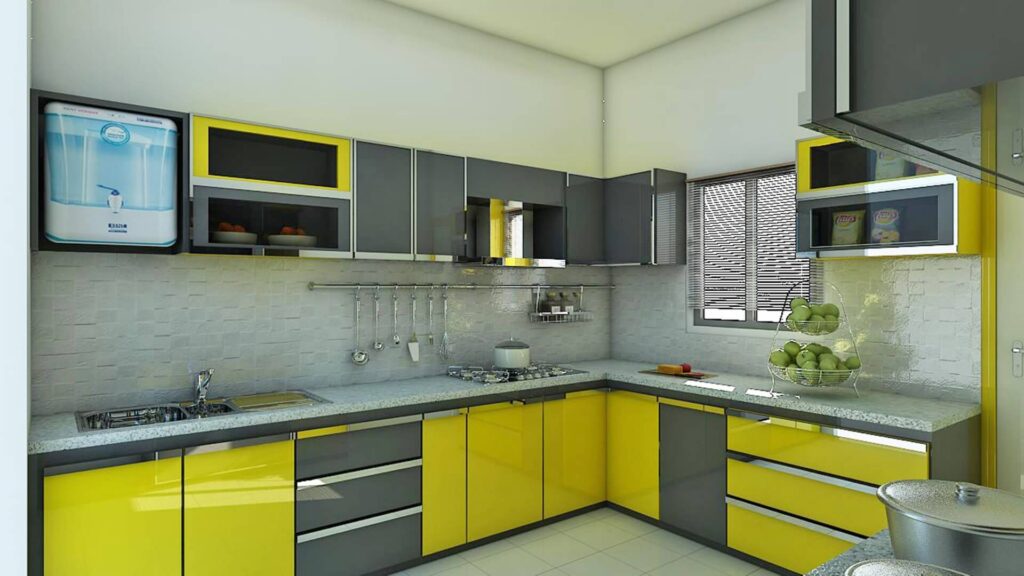 Picture of Amazing Green Color Kitchen - Remodel Idea