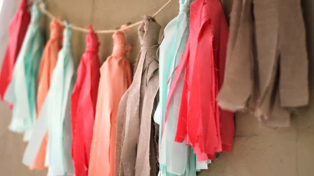 Picture of Fabric Tassels - Birthday Party Idea