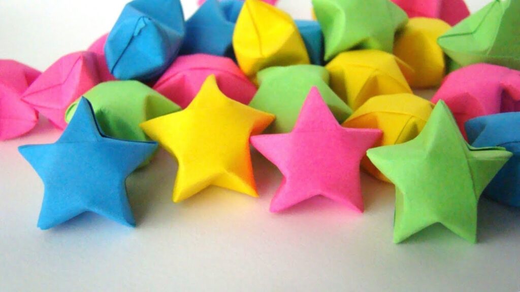 Picture of Paper Stars - Birthday Party Idea