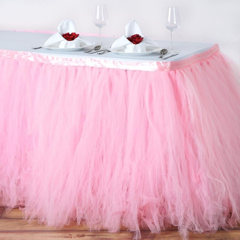 Picture of Tulle Table Skirt - Birthday Party Idea