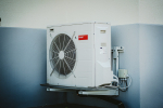 Picture of white and grey air conditioner