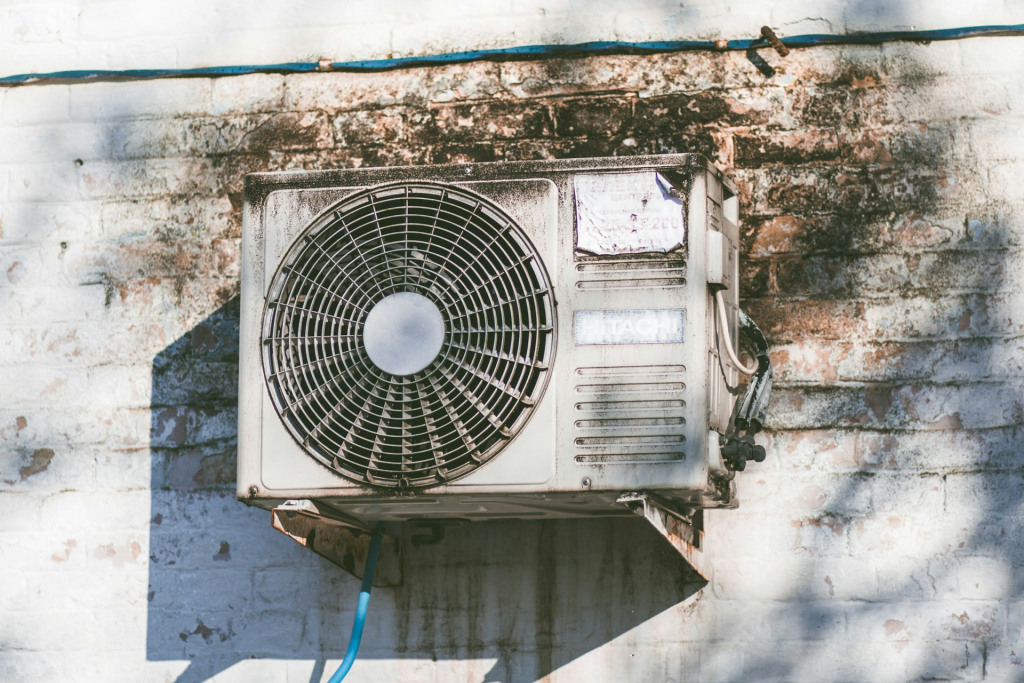 Picture of white air conditioner