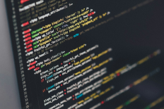 WordPress Responsive theme source code displayed on this photo