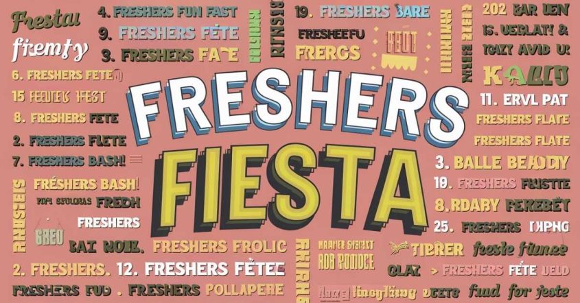 1000 Freshers Party Names