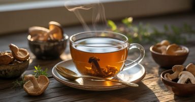 how to make mushroom tea